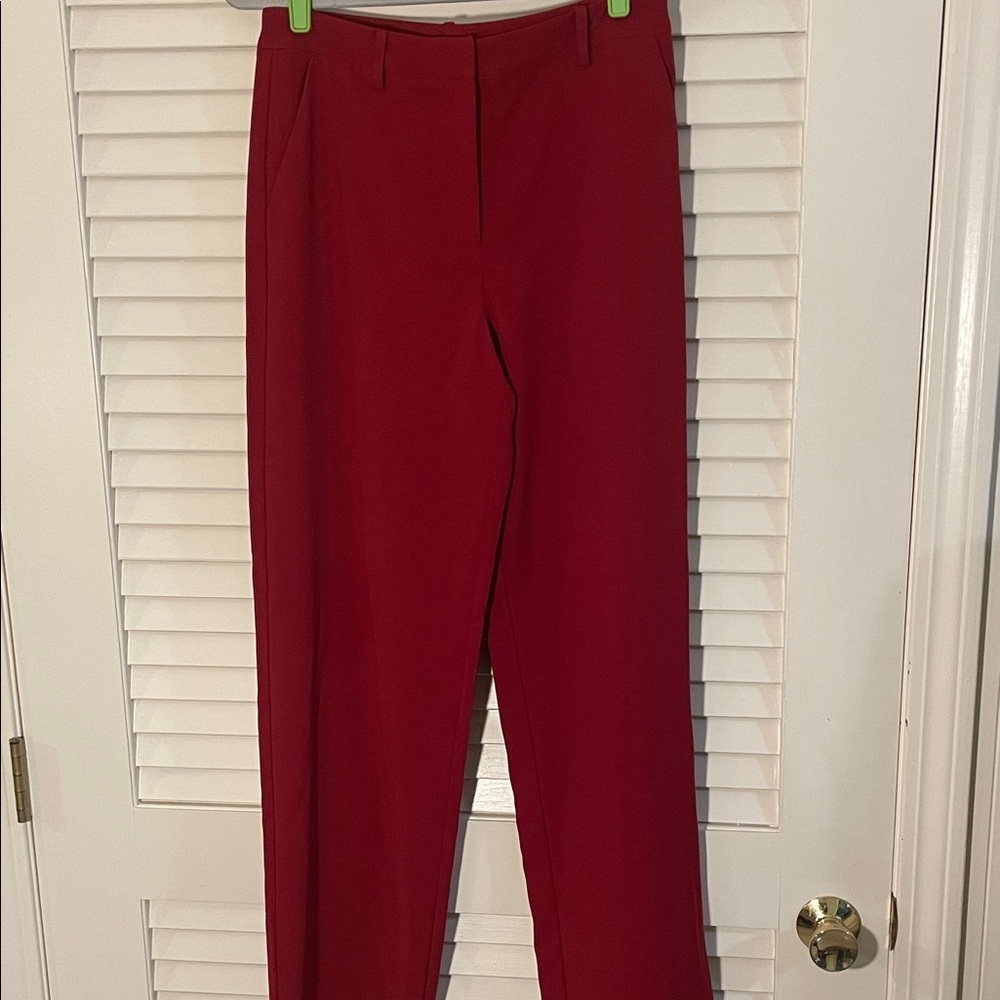 NA-KD Elegant Women's Scarlet Business Casual Trousers